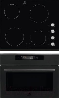 

Комплект встраиваемой техники Electrolux, KVLAE00WT + EHF96140FK