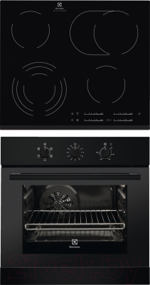 

Комплект встраиваемой техники Electrolux, RZB2100AJK + EHF96547FK