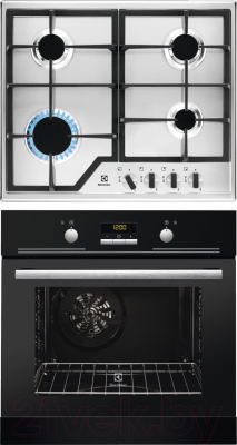 

Комплект встраиваемой техники Electrolux, EZB53410AK + GRE263MX