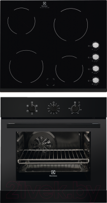 Комплект встраиваемой техники Electrolux RZB2100AJK + EHF96140FK