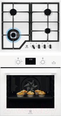 Комплект встраиваемой техники Electrolux OED3H50TW + GPE363MW