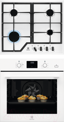 

Комплект встраиваемой техники Electrolux, OED3H50TW + GPE263MW