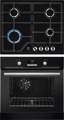 

Комплект встраиваемой техники Electrolux, EZB53410AK + GPE263MB