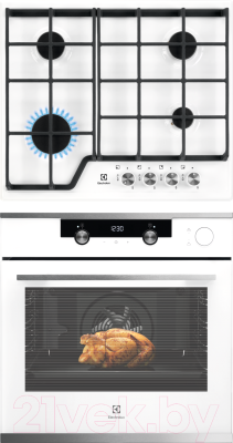 

Комплект встраиваемой техники Electrolux, OKC5H50W + GRE263MW