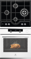 

Комплект встраиваемой техники Electrolux, OKC5H50W + GPE363RCK