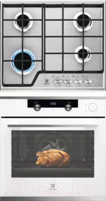 

Комплект встраиваемой техники Electrolux, OKC5H50W + GRE263MX