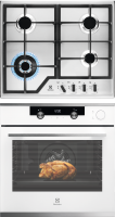 

Комплект встраиваемой техники Electrolux, OKC5H50W + GPE363MX