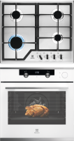 

Комплект встраиваемой техники Electrolux, OKC5H50W + GPE263MX