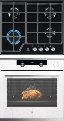 

Комплект встраиваемой техники Electrolux, OKC5H50W + GRE263MB