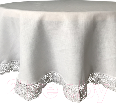 

Скатерть Cavandoli, White Lace Овальная 150x250