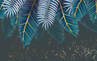 Фотообои листовые Citydecor Пальмовые листья 3 (400x254)