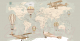 Фотообои листовые Citydecor Карта мира на русском (500x254) - 
