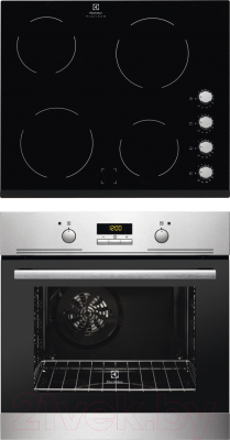 

Комплект встраиваемой техники Electrolux, EZB52410AX + EHF96140FK