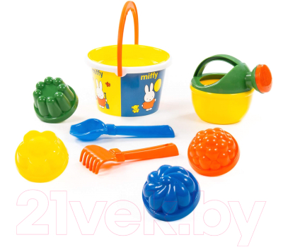 Набор игрушек для песочницы Полесье Миффи-6 №3 / 64851