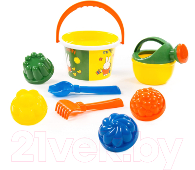 Набор игрушек для песочницы Полесье Миффи-6 №3 / 64851