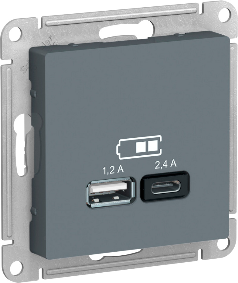 Розетка Systeme (Schneider) Electric AtlasDesign ATN000739 — фото 1