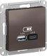 Розетка Systeme (Schneider) Electric AtlasDesign ATN000639 - 