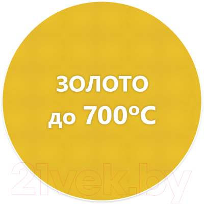 Эмаль Elcon Термостойкая до 700C (800г, золото)