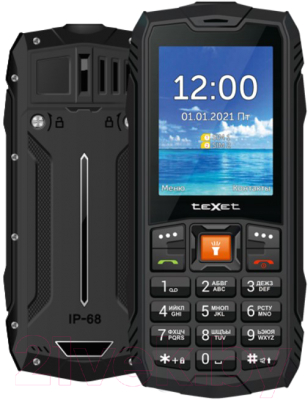 Мобильный телефон Texet TM-516R (черный)