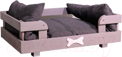 

Лежанка для животных Dyatel, С подушкой 90х60х30см