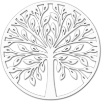 Декор настенный Arthata Дерево Познания 35x35-V / 003-1 (белый) - 