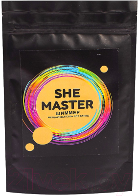 

Соль для ванны She Master, С блестками;желтый, Мерцающая золото