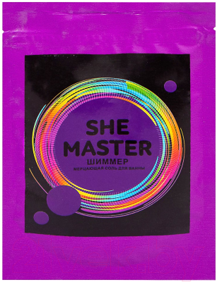 

Соль для ванны She Master, С блестками;фиолетовый, Мерцающая фиолетовый