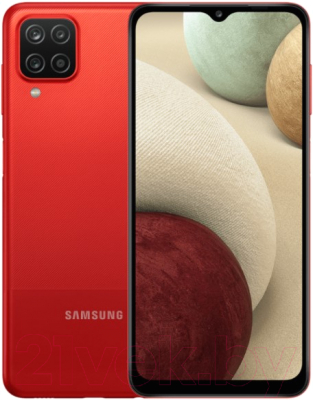 

Смартфон Samsung, Galaxy A12 128GB / SM-A125FZRKSER (красный)