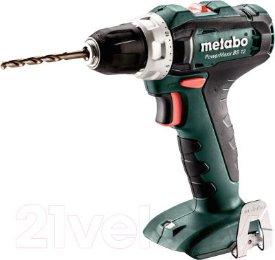 Профессиональная дрель-шуруповерт Metabo PowerMaxx BS 12 Set (601036900)