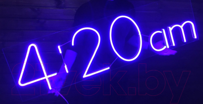 

Неоновая вывеска ON-neon, 4:20 AM