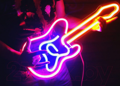 

Неоновая вывеска ON-neon, Гитара