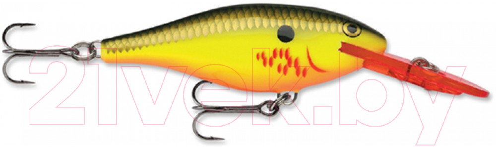 Воблер Rapala Shad Rap / SR07-BHO