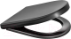 Сиденье для унитаза Berges Uno So Black / 018153 (с микролифтом) - 