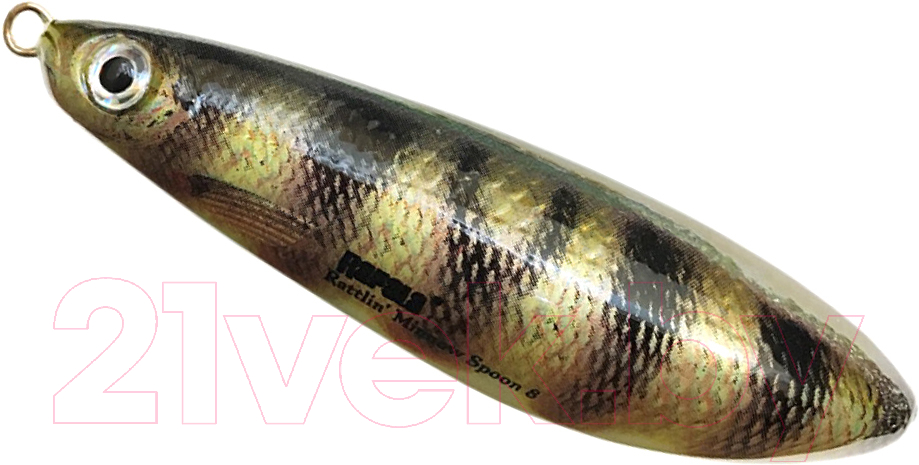 Блесна Rapala Rattlin Minnow Spoon / RMSR08-PEL