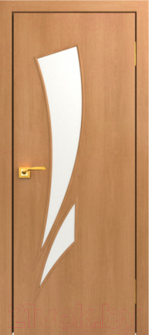 Дверь межкомнатная Юни Двери Стандарт-02 80x200 (орех миланский)