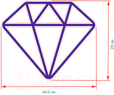 Изображение товара Неоновая вывеска ON-neon Бриллиант