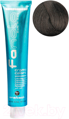 Крем-краска для волос Fanola 4.0 (100мл, средне-коричневый)