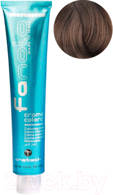 Крем-краска для волос Fanola 7.1 (100мл, средний блондин пепельный)