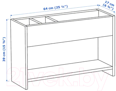 Надстройка для стола Ikea Поль 703.678.92 (белый/зеленый)