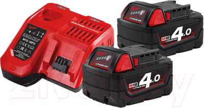

Набор аккумуляторов для электроинструмента Milwaukee, M18 NRG-402 / 4933459215