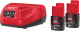 Миниатюра изображения товара Набор аккумуляторов для электроинструмента Milwaukee M12 NRG-302 / 4933451902