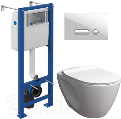 

Унитаз подвесной с инсталляцией Керамин, Трино + S-IN-MZ-VECTOR + P-BU-INT/Wh