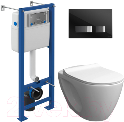 

Унитаз подвесной с инсталляцией Керамин, Трино + S-IN-MZ-VECTOR + P-BU-MOV/Blg/Gl