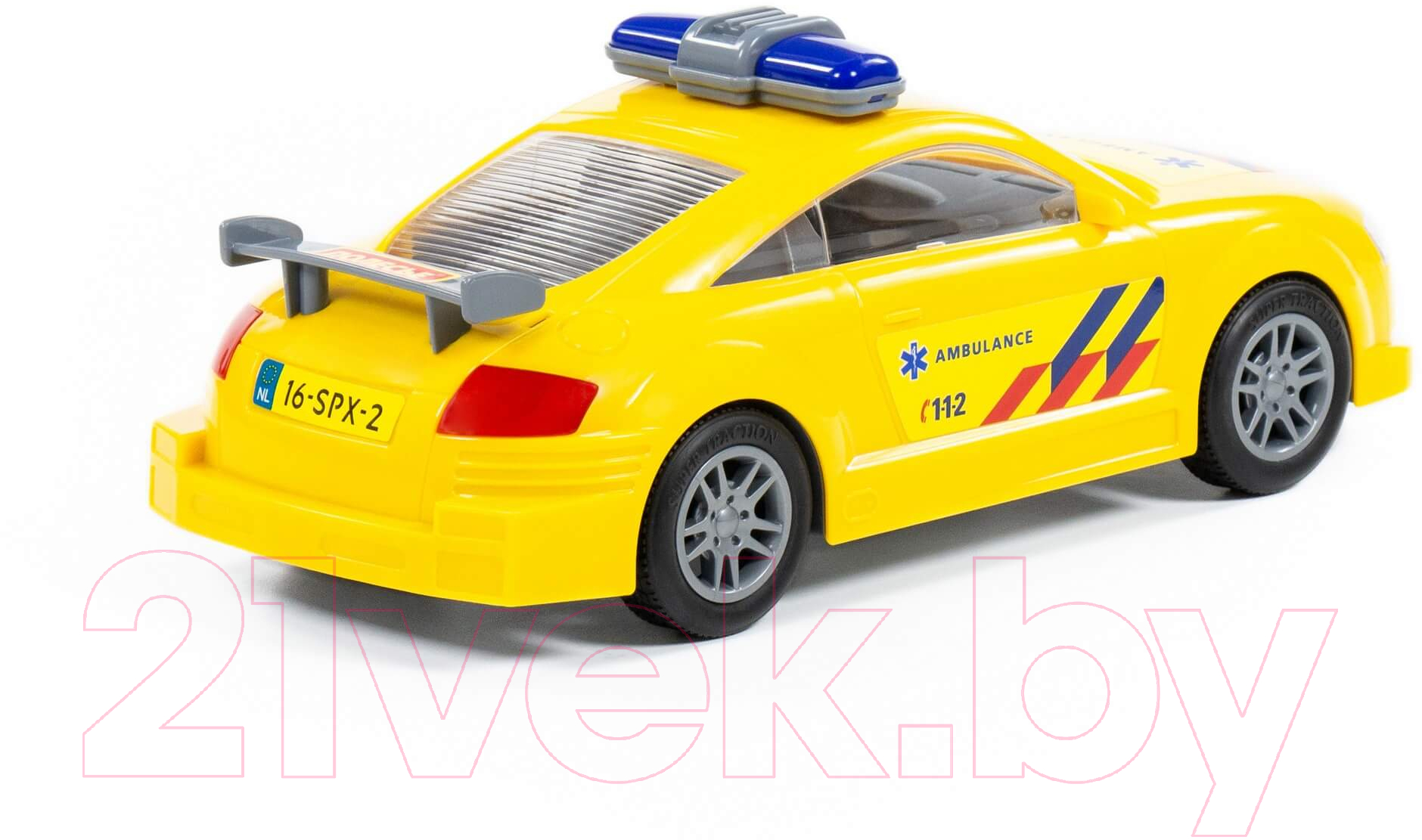 Автомобиль игрушечный Полесье Скорая помощь / 71293 (инерционный) — фото 4