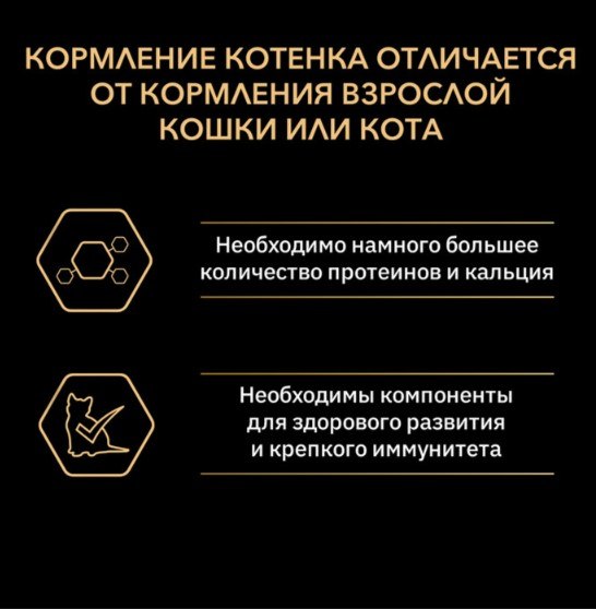 Влажный корм для кошек Pro Plan Kitten с курицей для котят (85г)