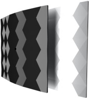 Вентилятор накладной Dospel D120 16x16 Black&White стандарт / 007-4327B - 