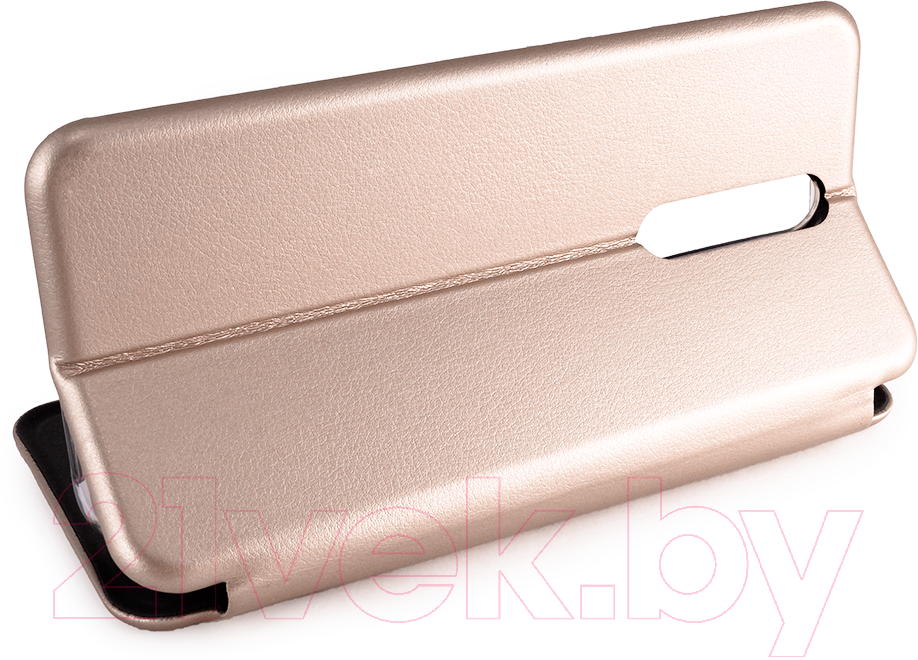 Чехол-книжка Case Magnetic Flip для Redmi K30 (золото) — фото 3