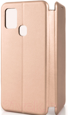 Чехол-книжка Case Magnetic Flip для Galaxy A21s (золото)