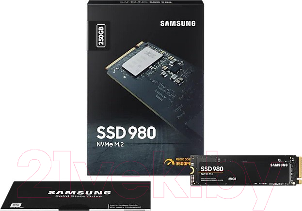 SSD диск Samsung 980 250GB (MZ-V8V250BW)