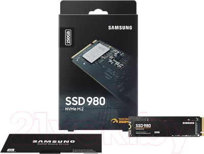 SSD диск Samsung 980 250GB (MZ-V8V250BW)